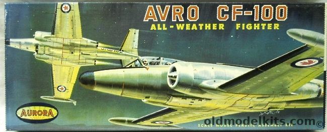 Aurora 1/67 Avro CF-100 All Weather Fighter, 137-100 plastic model kit